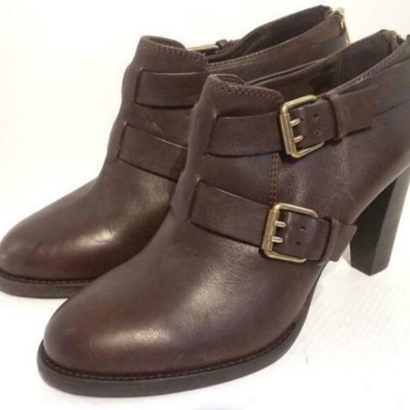 Used CREW $298 Britten Platform Boots 28664 - Picture 1 of 3